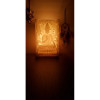 BUDDHA VİTARKA  İÇİ BOŞ MUM 17.5 cm x 19 cm x 30 cm